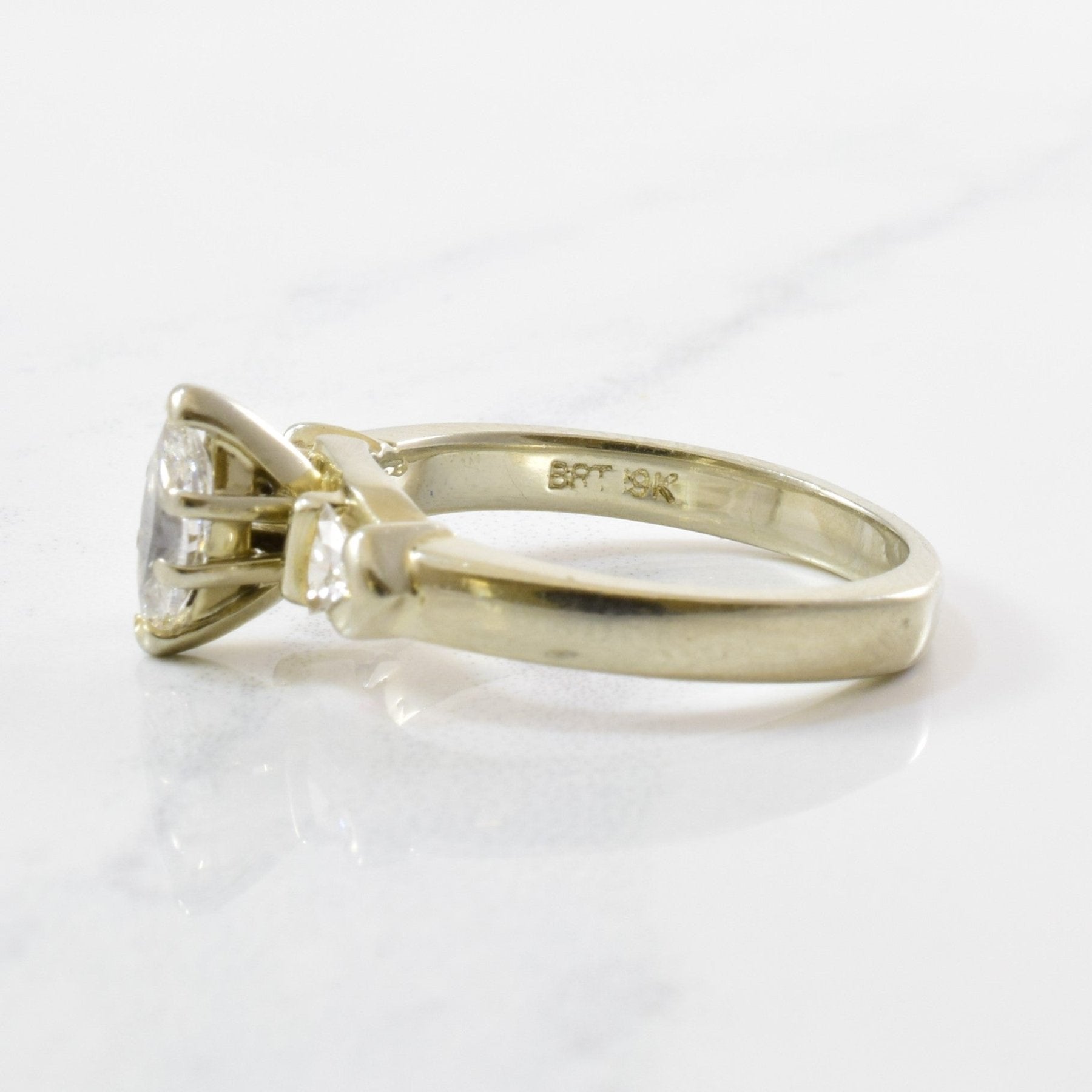 'Spence Diamonds' Marquise & Trillion Cut Three Stone Ring | 0.71 ctw | SZ 6 | - 100 Ways