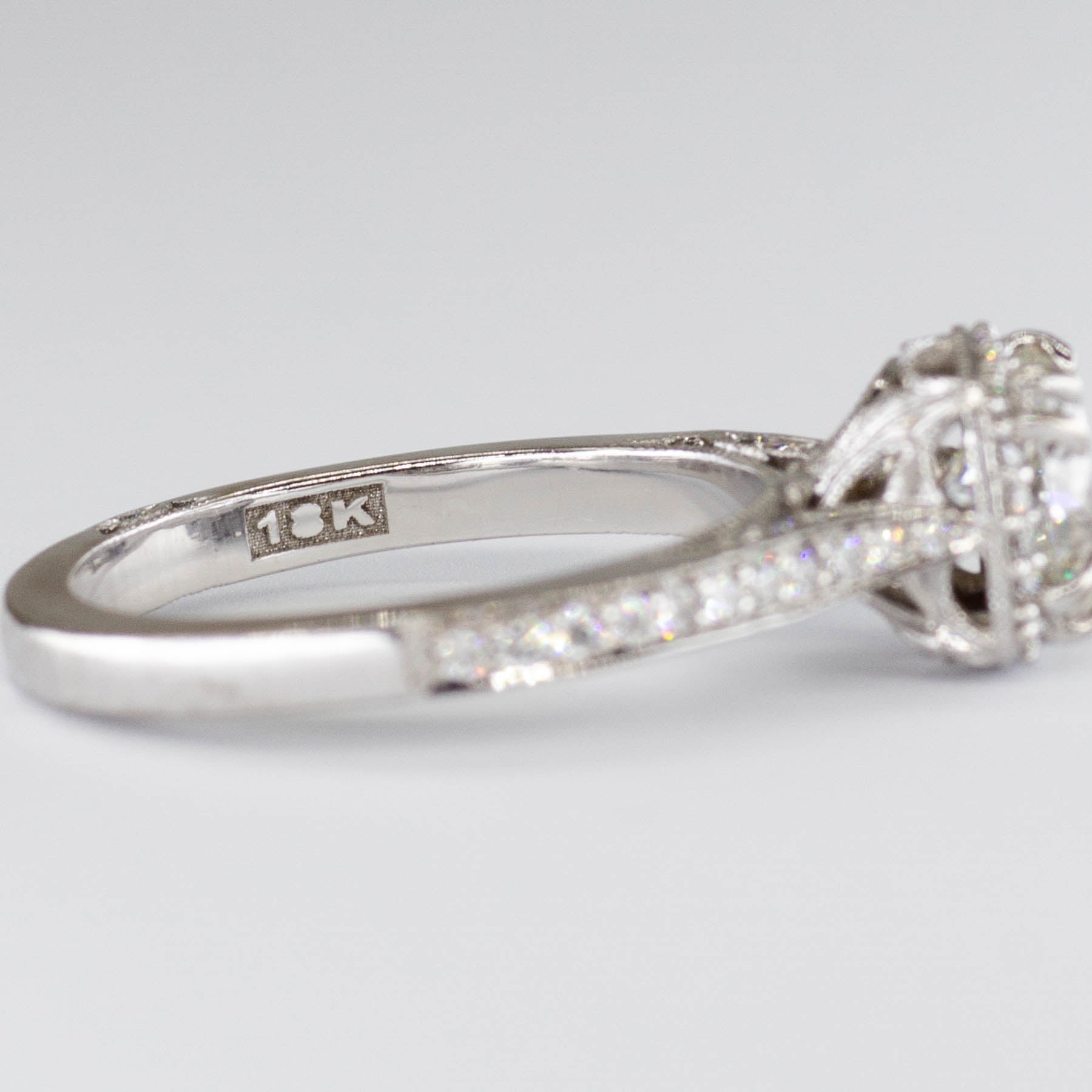 'Tacori' Dantela Cushion Bloom Engagement Ring GIA Certified | 1.23ctw | SI1 H XXX | SZ 5 | - 100 Ways