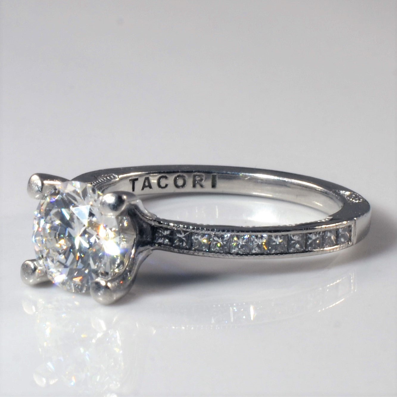 'Tacori' Diamond Engagement Ring | 1.36ctw | SZ 4.75 | - 100 Ways