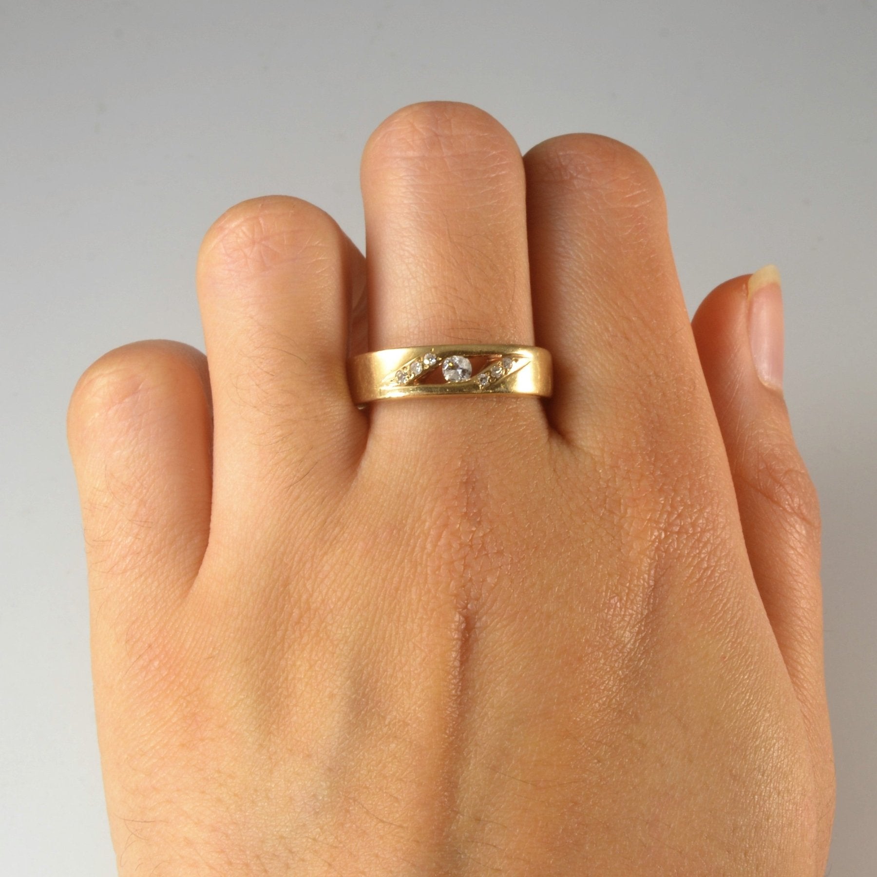 Tension Set Diamond Ring | 0.22ctw | SZ 10.5 | - 100 Ways