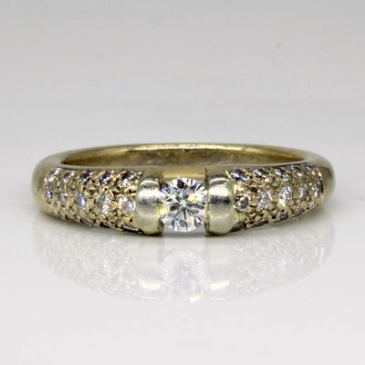 Tension Set Diamond Ring | 0.40ctw | SZ 7 |