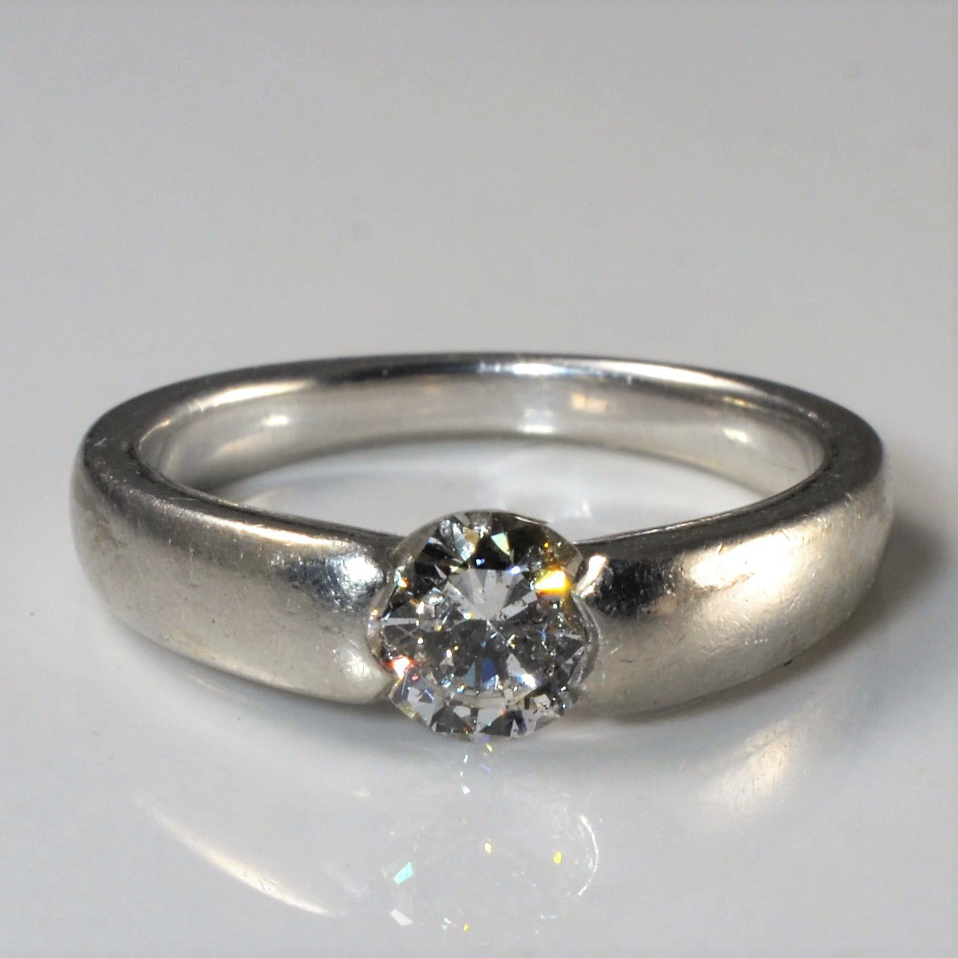 Tension Set Diamond Ring | 0.53ct | SZ 5 | - 100 Ways