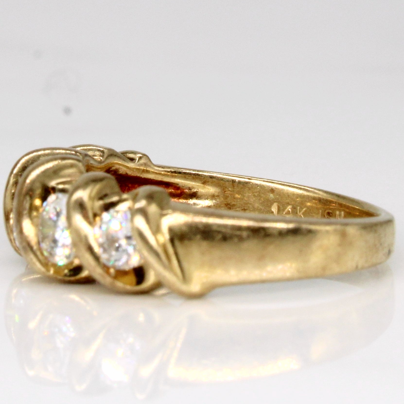 Tension Set Diamond Ring | 0.65ctw | SZ 4.5 | - 100 Ways