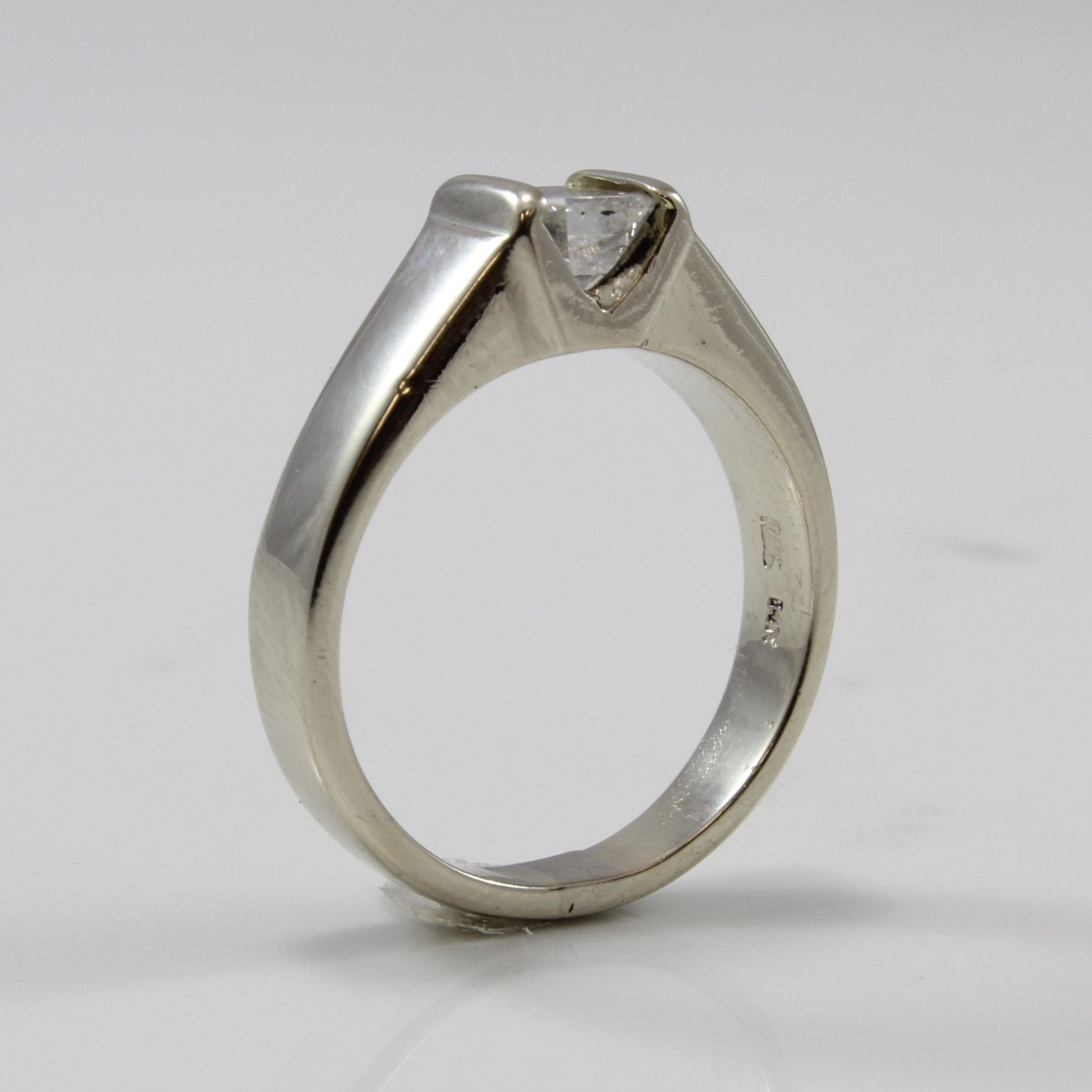 Tension Set Emerald Cut Diamond Ring | 0.69 ct | I2, H | SZ 7 - 100 Ways
