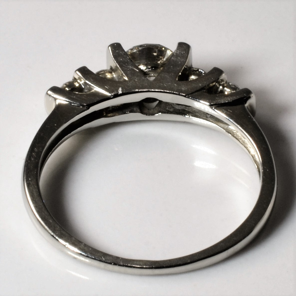 Tension Set Five Stone Diamond Ring | 0.80ctw | SZ 6.75 | - 100 Ways