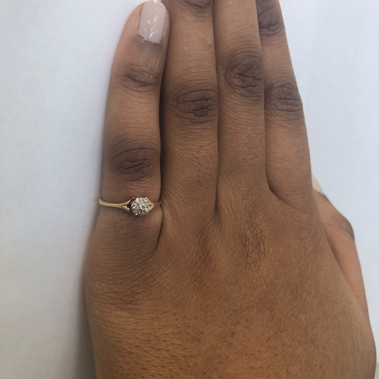 Cluster Diamond Split Shank Ring | 0.06ctw | SZ 6.75 |
