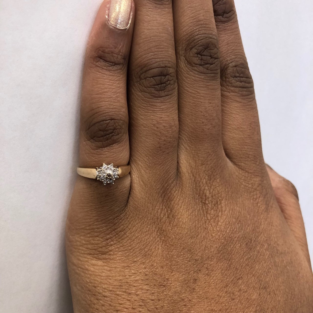 Cluster Star Burst Diamond Ring | 0.17ctw | SZ 6 |