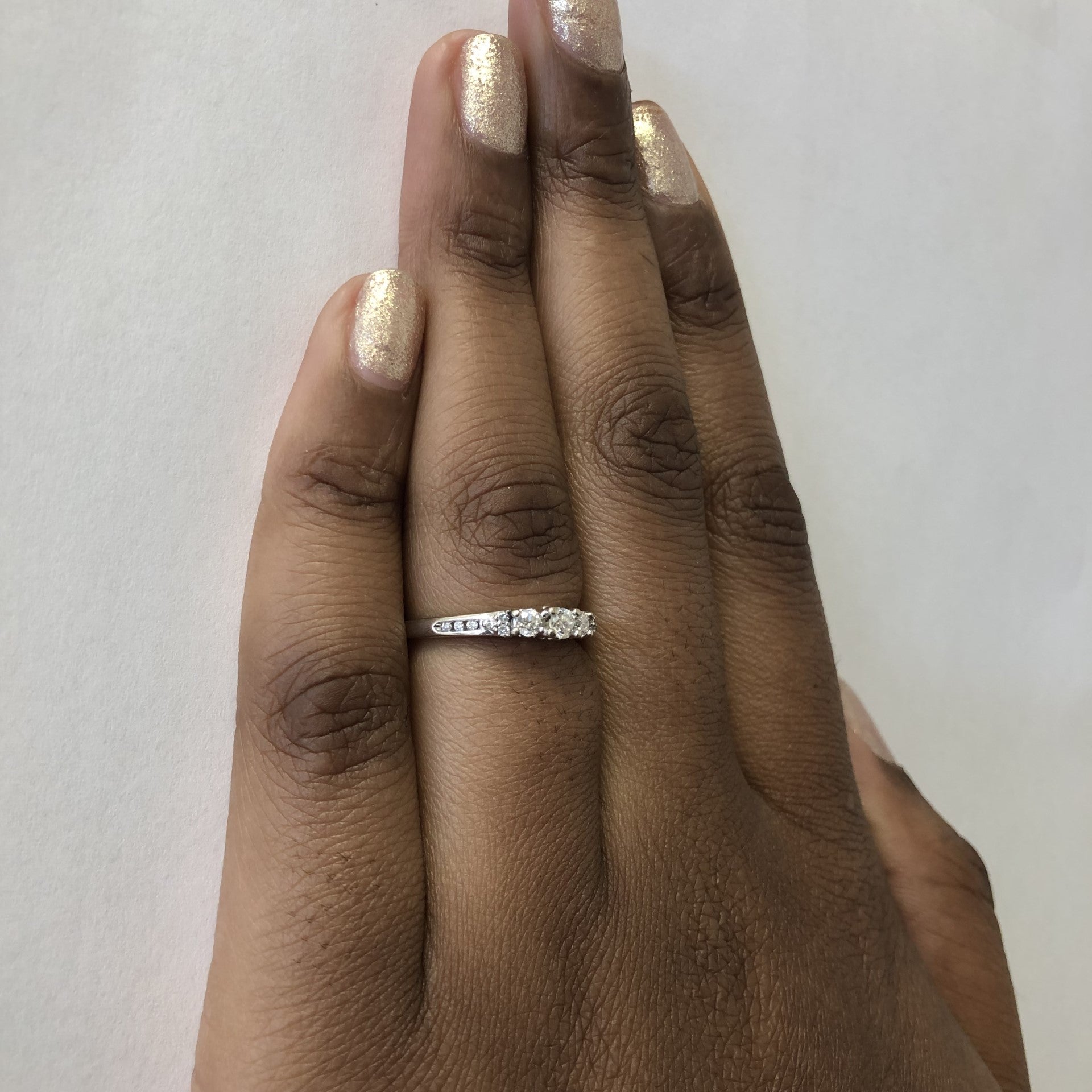 Cathedral Diamond Ring | 0.33ctw | SZ 7 |