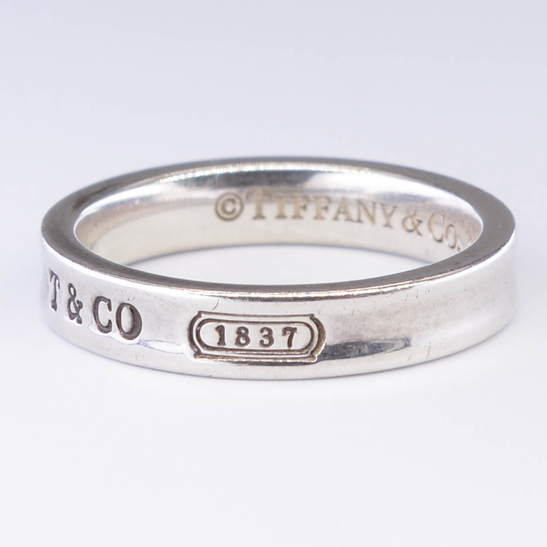 'Tiffany & Co.' 1837 Collection Sterling Silver Ring | SZ 7.5 - 100 Ways