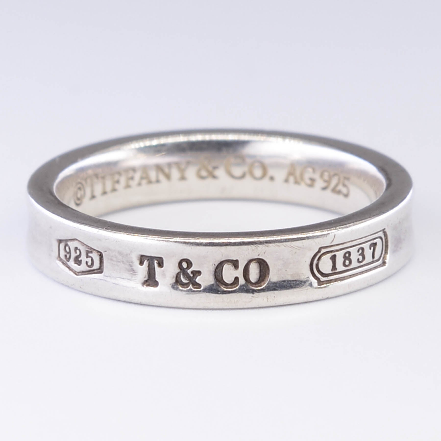 'Tiffany & Co.' 1837 Collection Sterling Silver Ring | SZ 7.5 - 100 Ways