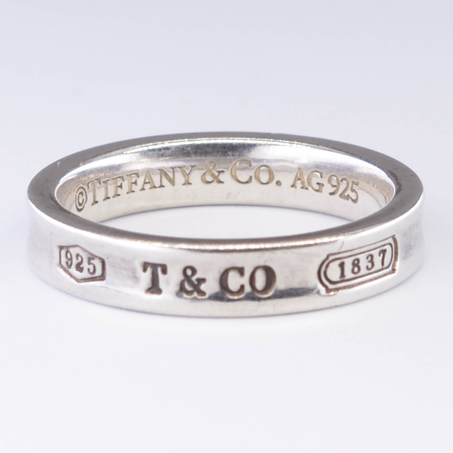 'Tiffany & Co.' 1837 Collection Sterling Silver Ring | SZ 7.5 - 100 Ways