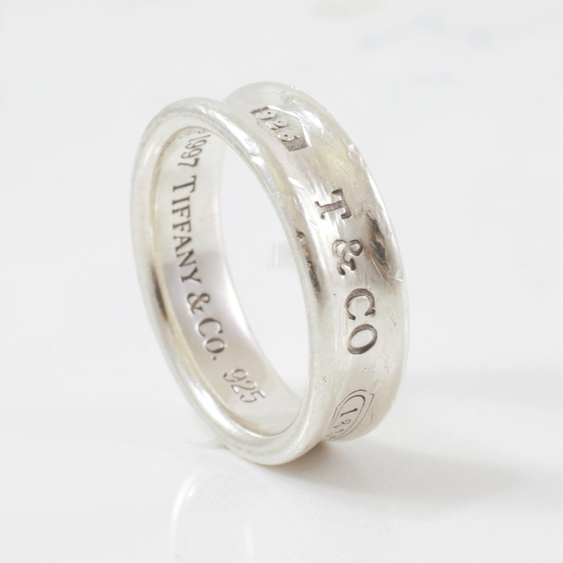 'Tiffany & Co.' 1837 Concave Ring | SZ 10.5 | - 100 Ways