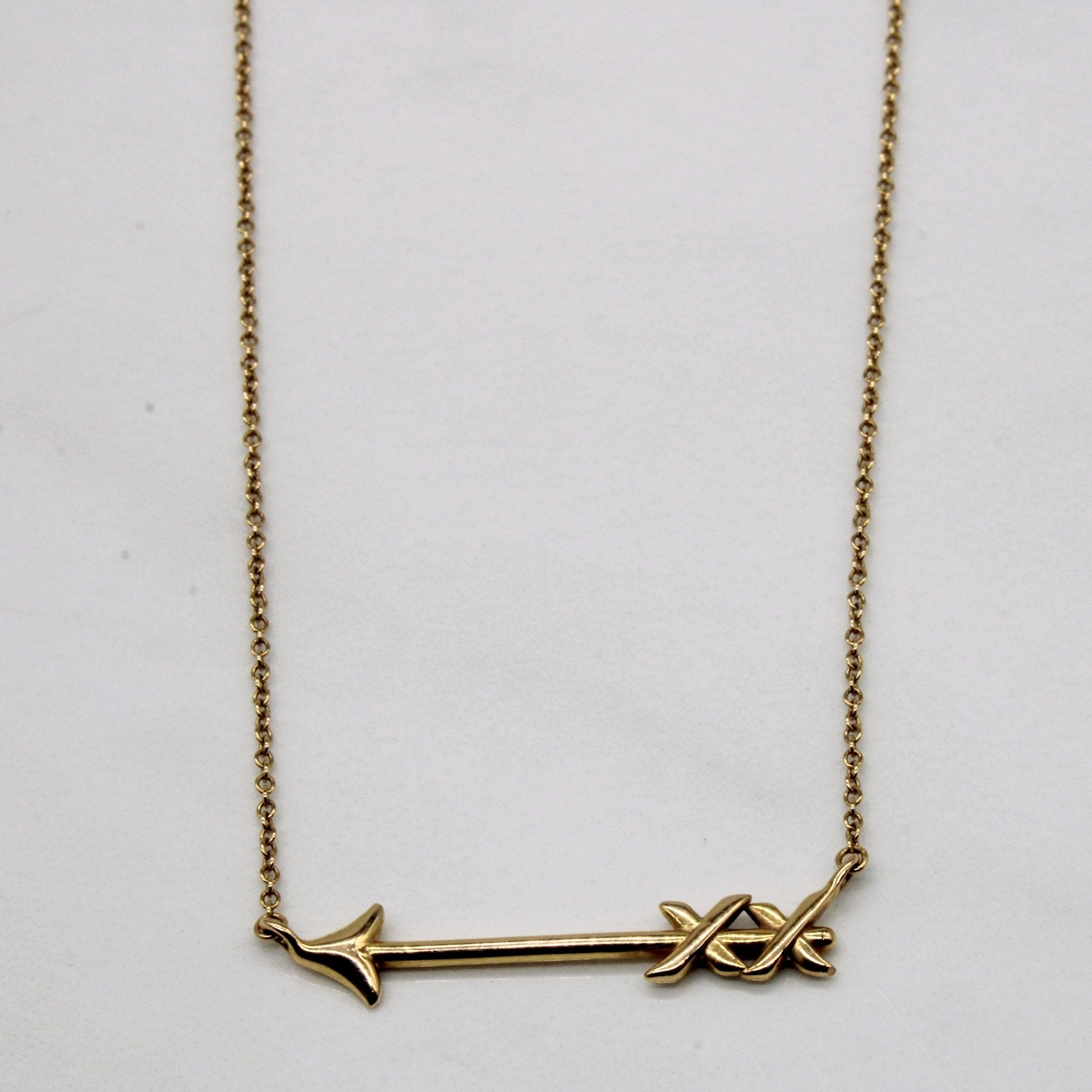 'Tiffany & Co' Arrow Necklace | 16" | - 100 Ways