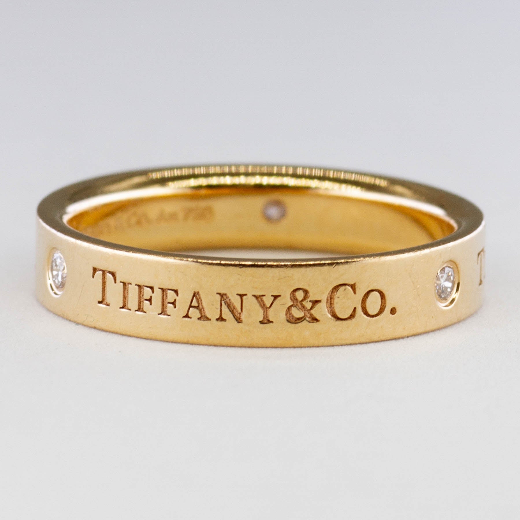 'Tiffany & Co.' Band Ring | 0.09ctw | SZ 7.5 | - 100 Ways