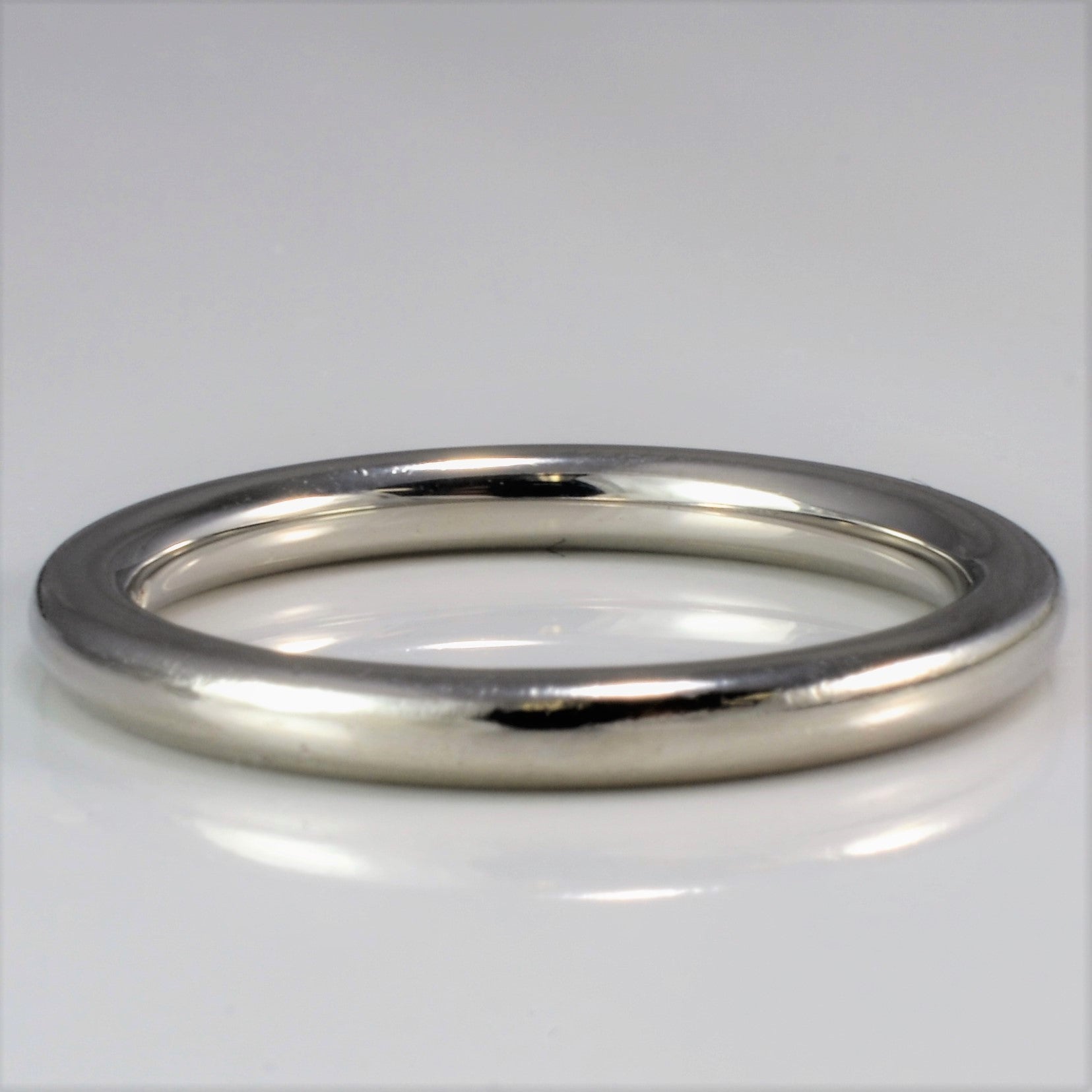 'Tiffany & Co.' Classic Platinum Wedding Band | SZ 8.5 | - 100 Ways