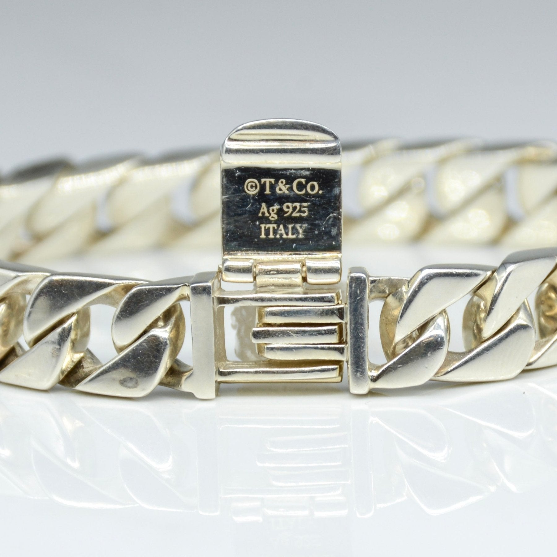 'Tiffany & Co.' Curb Link Bracelet in Sterling - 100 Ways