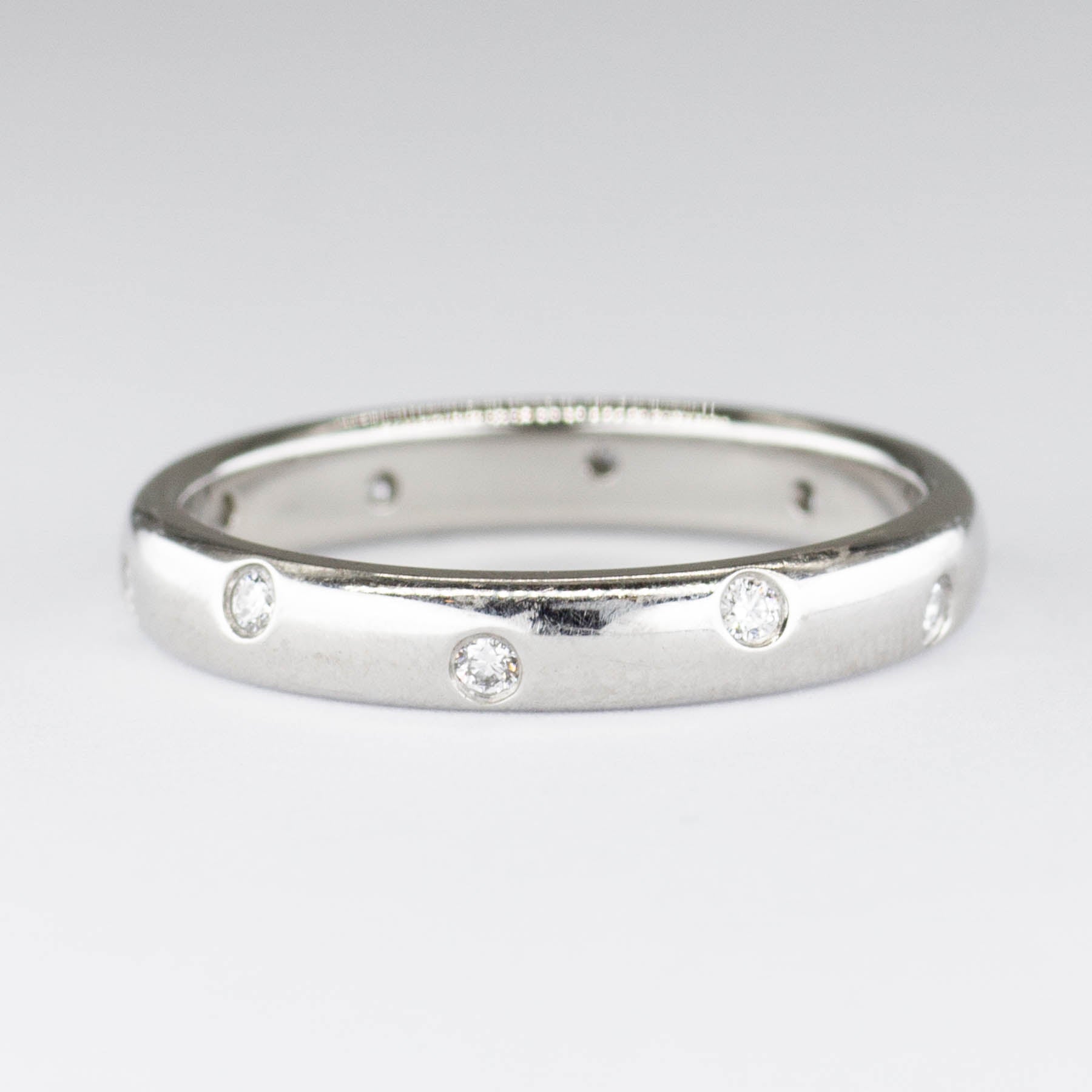 'Tiffany & Co.' Diamond Platinum Etoile Ring| 0.10 ctw | SZ 5.25 - 100 Ways