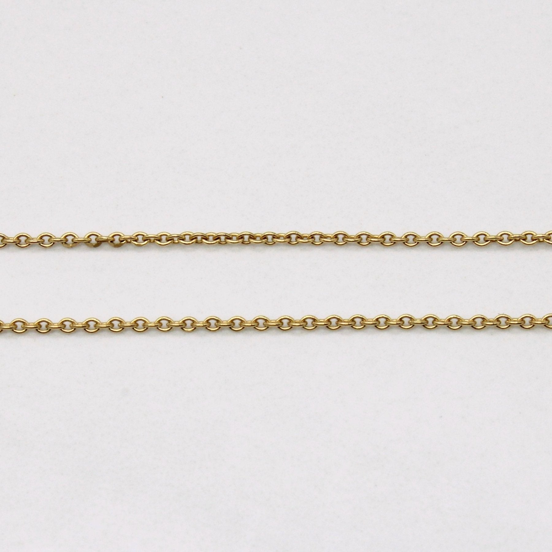 'Tiffany & Co' Elsa Peretti Vintage 1979 18k Yellow Gold Apple Necklace | 16" | - 100 Ways