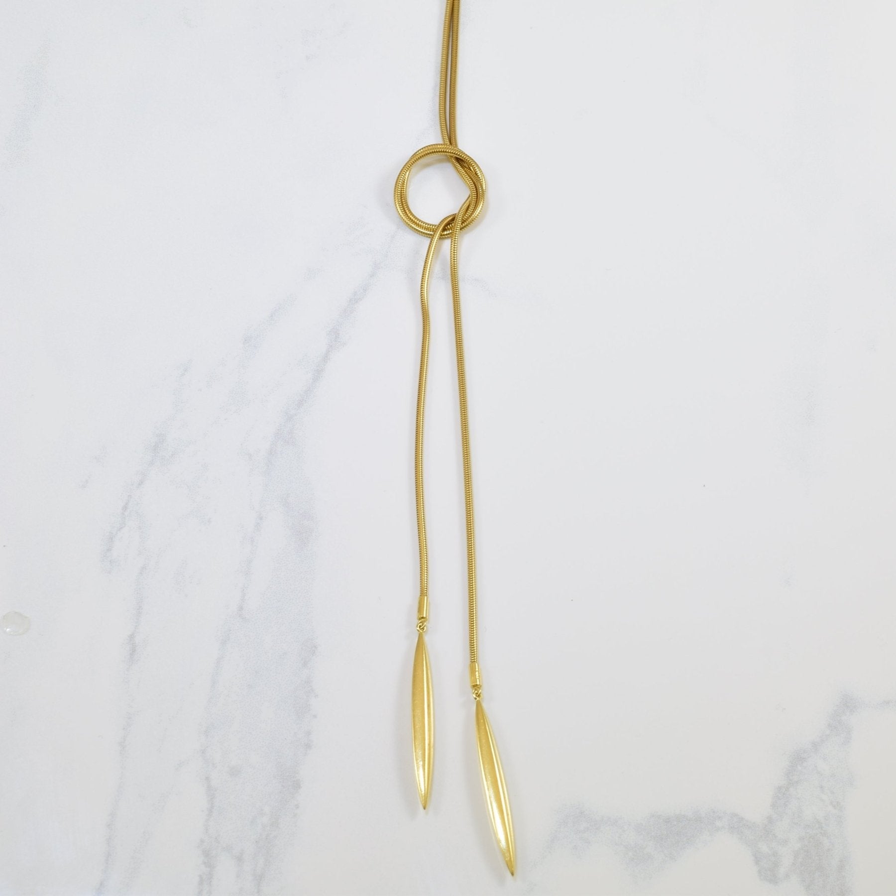 'Tiffany & Co.' Feather Lariat Wrap Necklace - 100 Ways