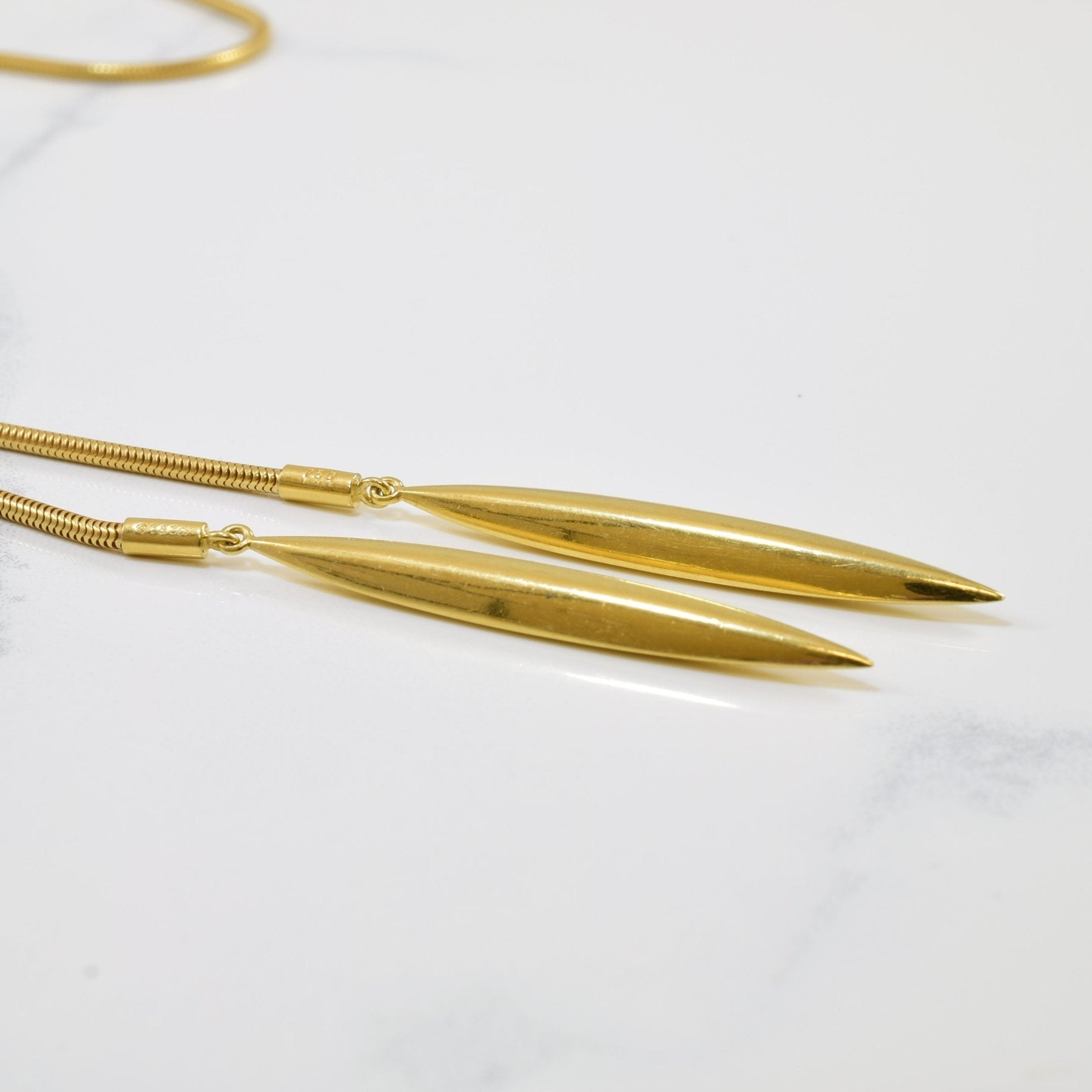 'Tiffany & Co.' Feather Lariat Wrap Necklace - 100 Ways