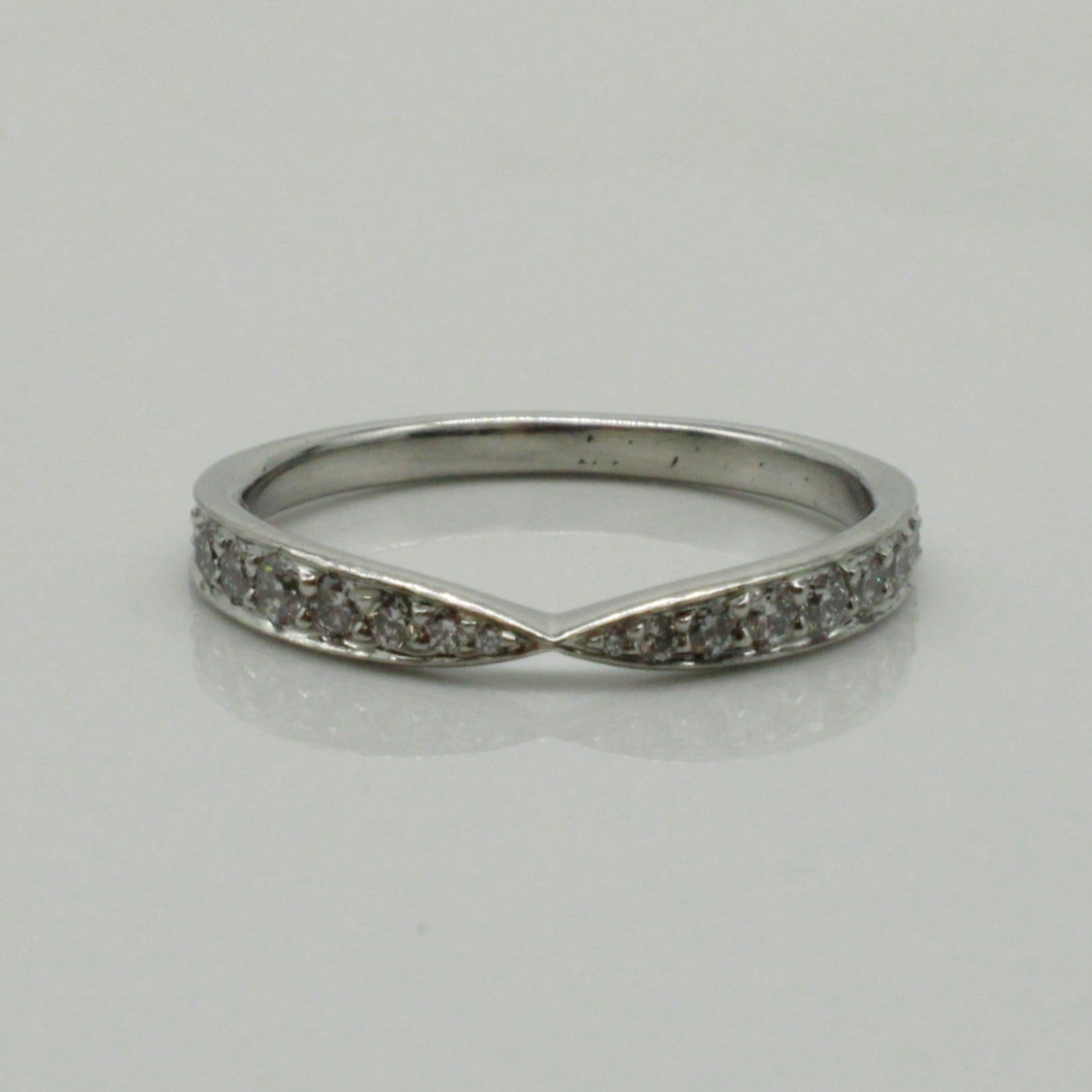 'Tiffany & Co.' Harmony Bead Set Diamond Ring | 0.23ctw | SZ 4.25 | - 100 Ways