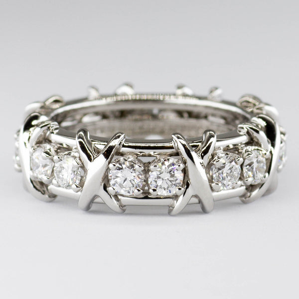 'Tiffany & Co.' Jean Schlumberger 16 Stone Diamond Ring | 1.14ctw | SZ 5.5