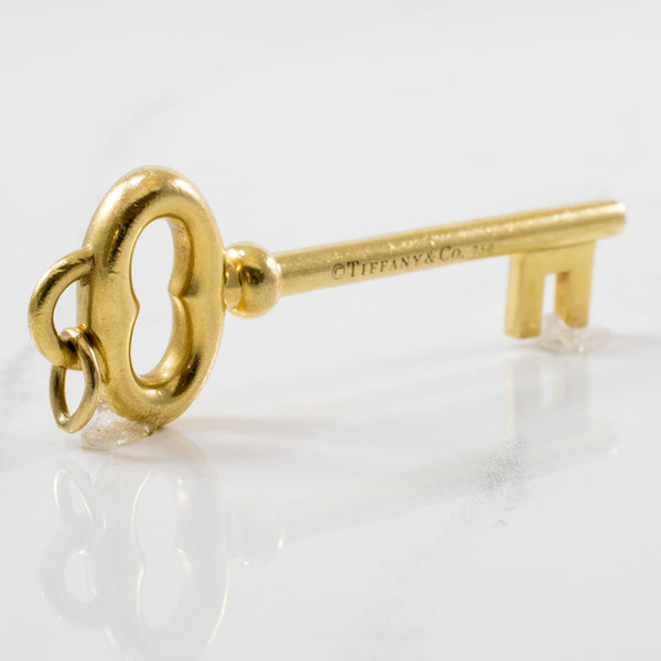 'Tiffany & Co.' Large Oval Key Pendant