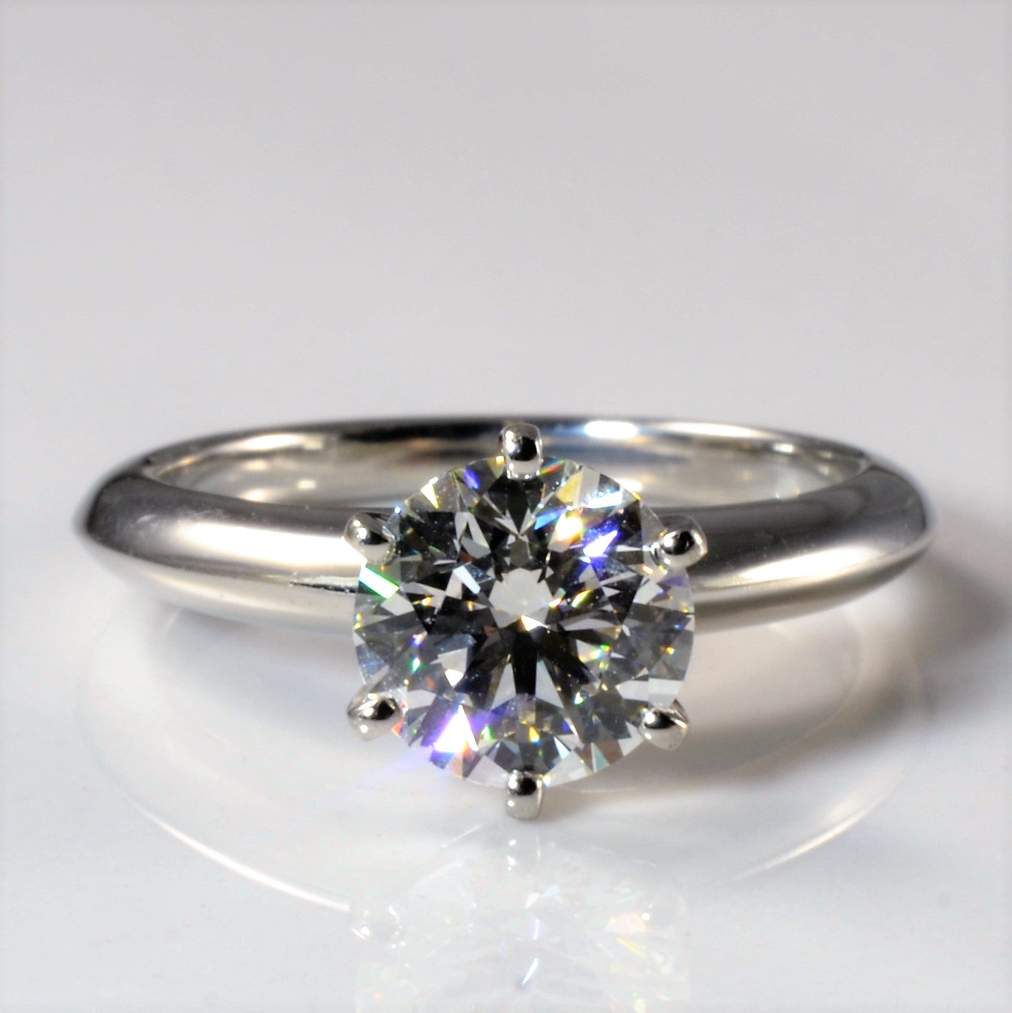 'Tiffany & Co.' Solitaire Engagement Ring | 1.50ct | SZ 6 | - 100 Ways