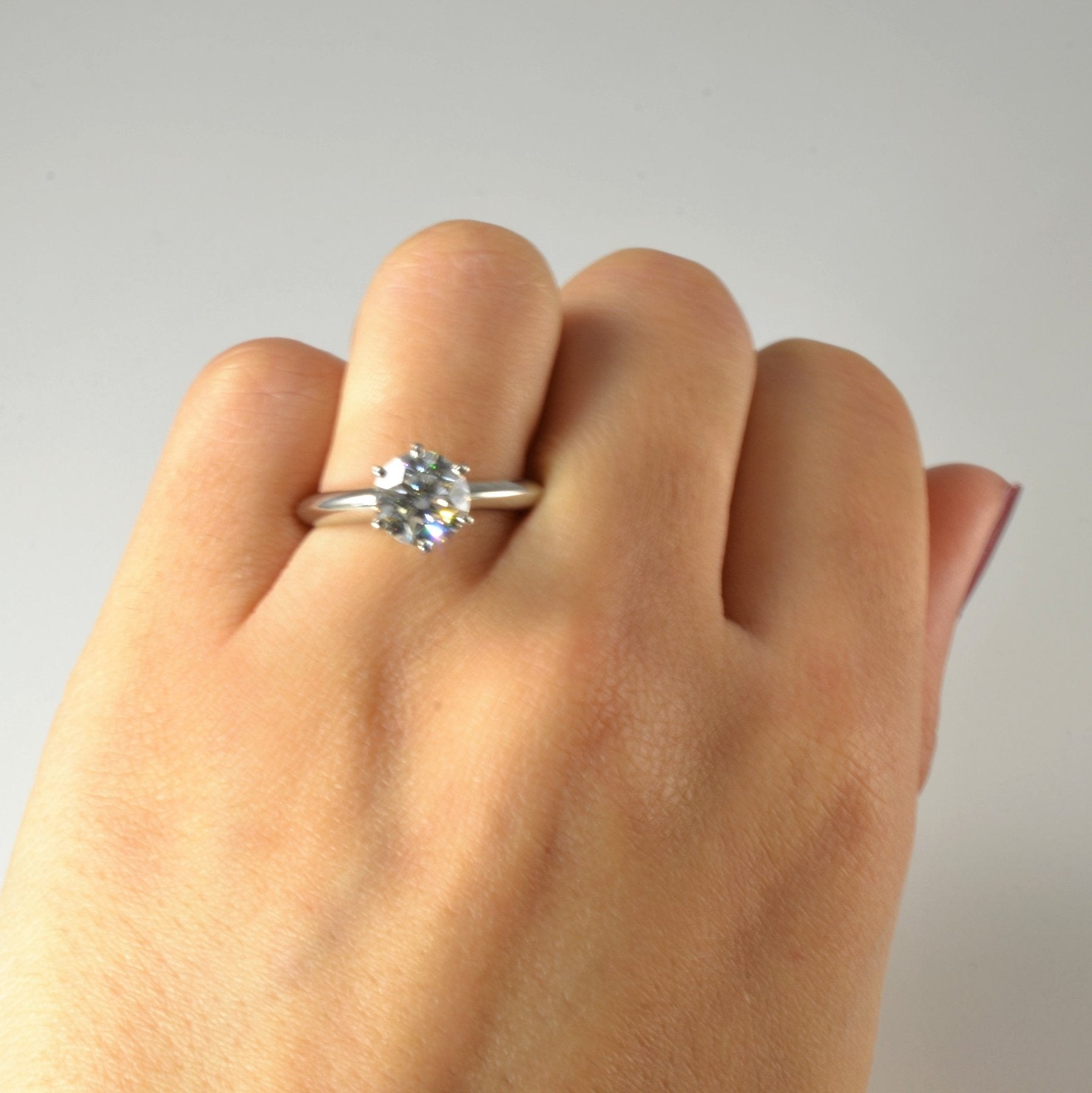 'Tiffany & Co.' Solitaire Engagement Ring | 1.50ct | SZ 6 | - 100 Ways