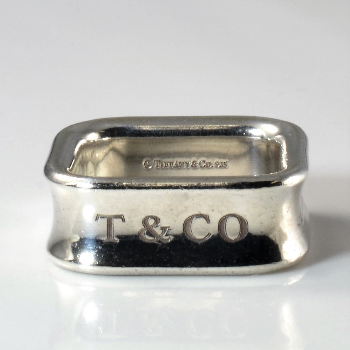 'Tiffany & Co.' Squared 1837 Band | SZ 6 | - 100 Ways