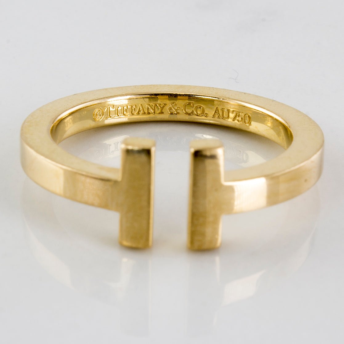 'Tiffany & Co.' T Square Ring | SZ 8.5 | - 100 Ways