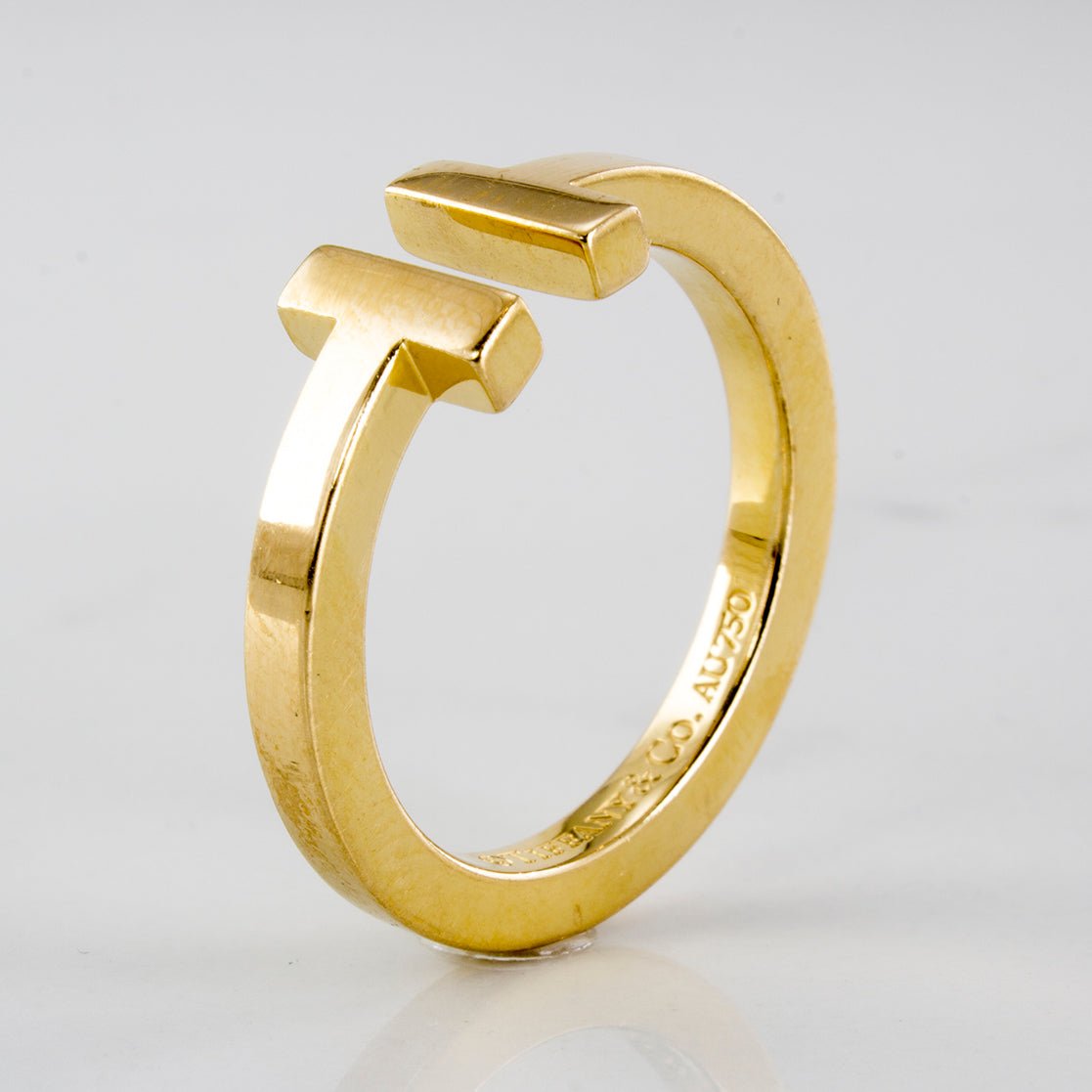 'Tiffany & Co.' T Square Ring | SZ 8.5 | - 100 Ways