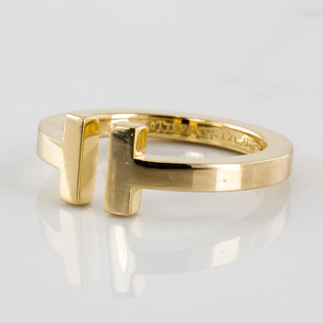 'Tiffany & Co.' T Square Ring | SZ 8.5 | - 100 Ways