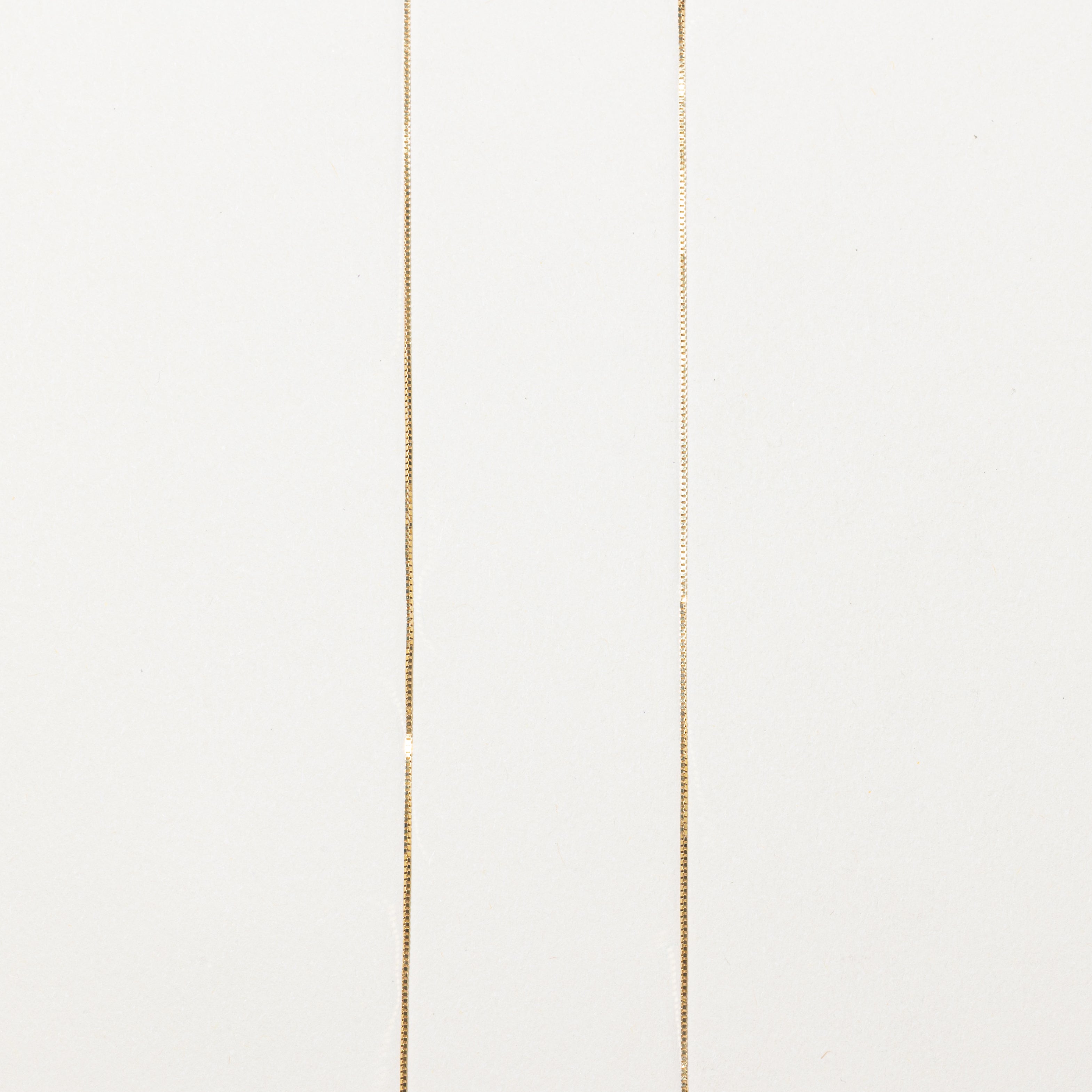 Yellow Gold Diamond Grooved Circle Pendant Necklace | 0.20ct | 18"