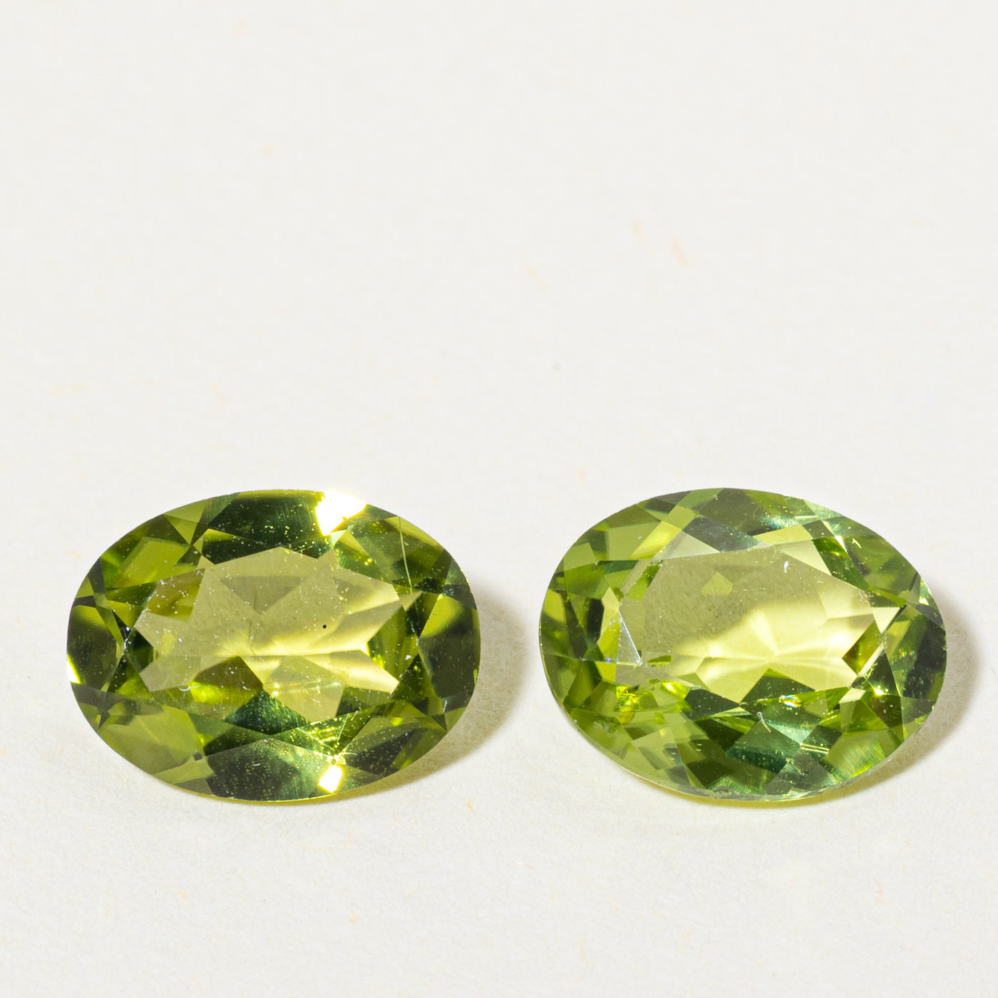 Pair of Oval Cut Loose Peridot | 3.90ctw