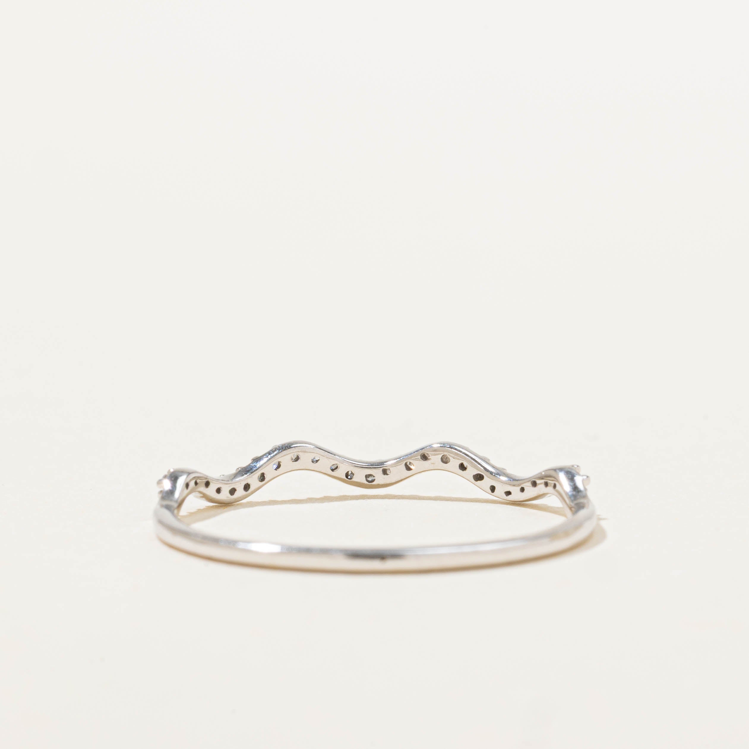 10k Diamond Wave Design Band | SZ 7