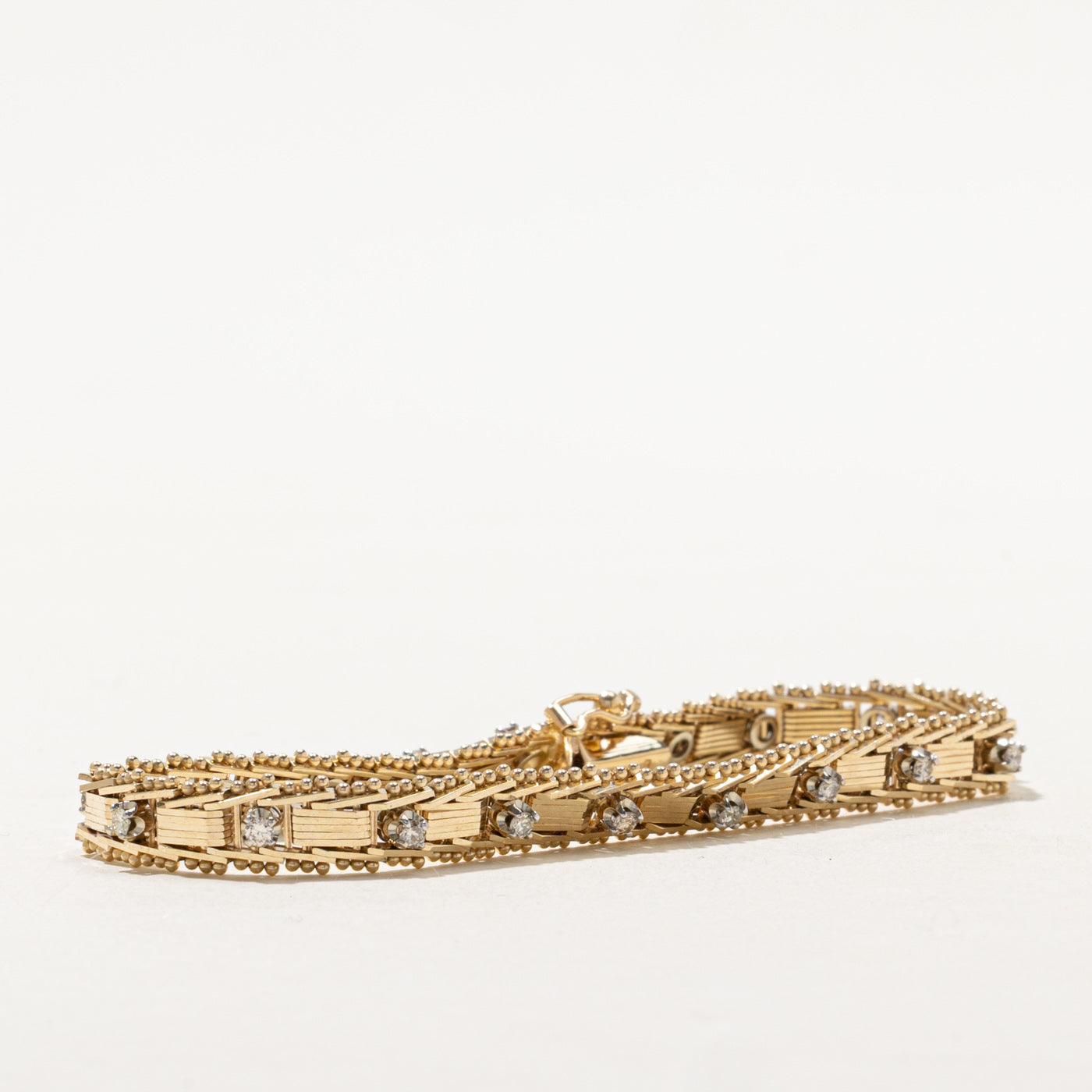 Diamond Fancy Link Bracelet | 0.57ctw | 7"