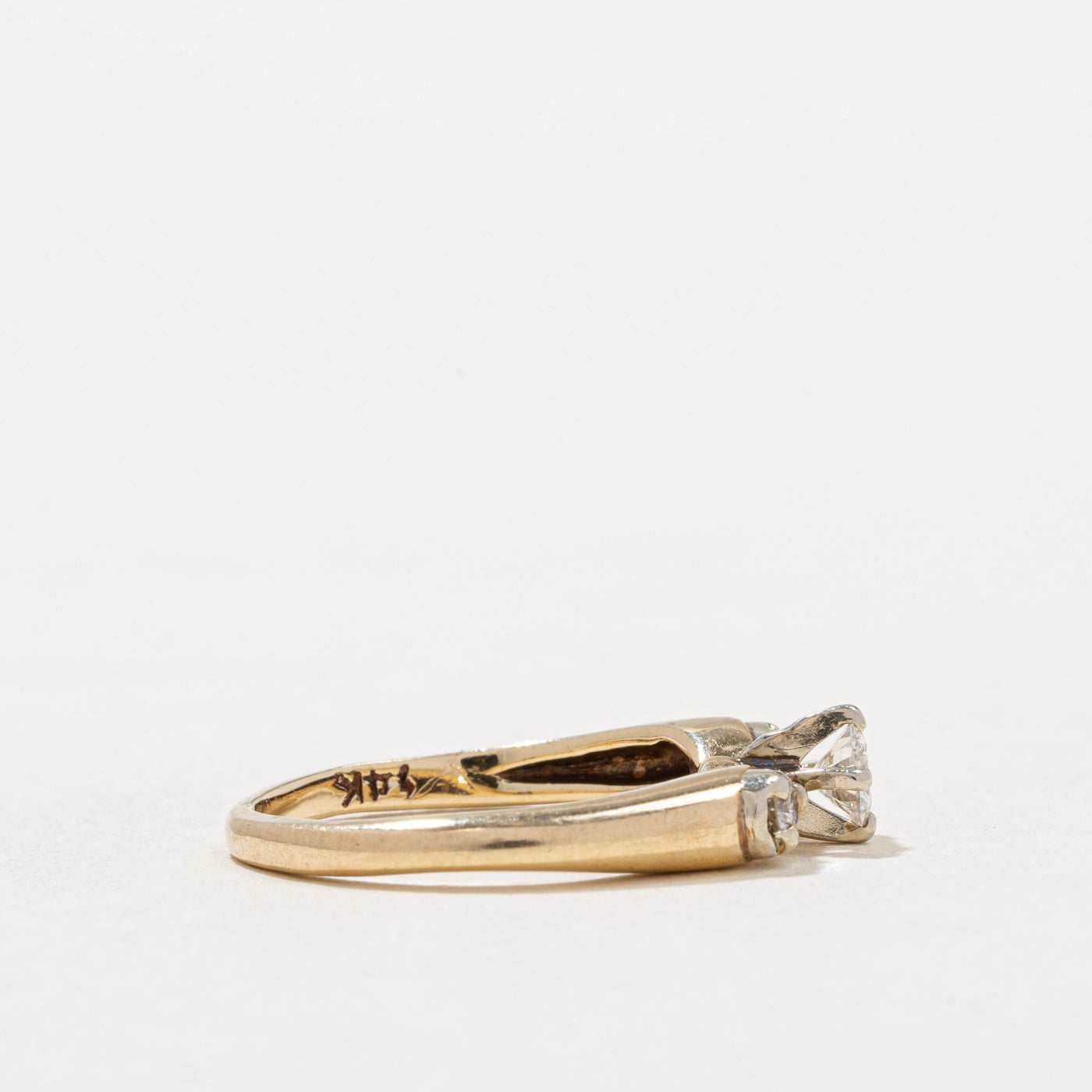 Diamond Reverse Tapered Ring | 0.25ctw | SZ 4.5 |