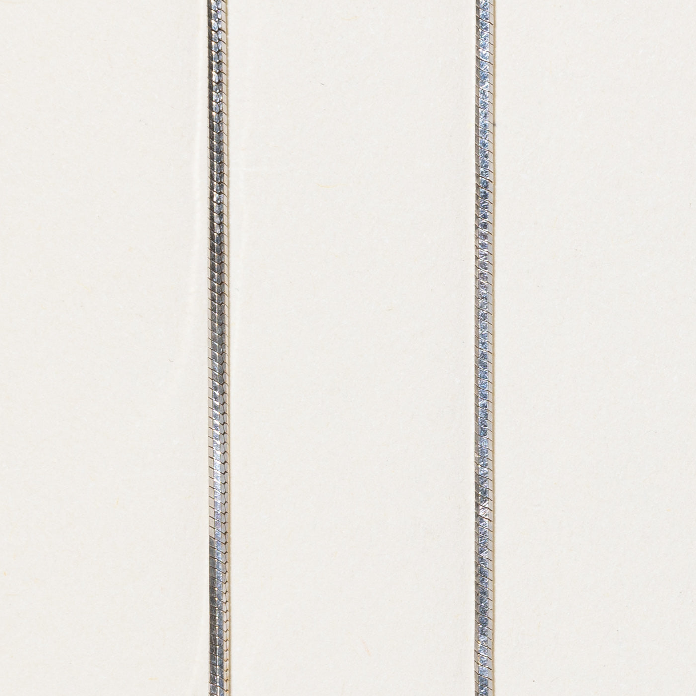 18K White Gold Snake Chain | 20"