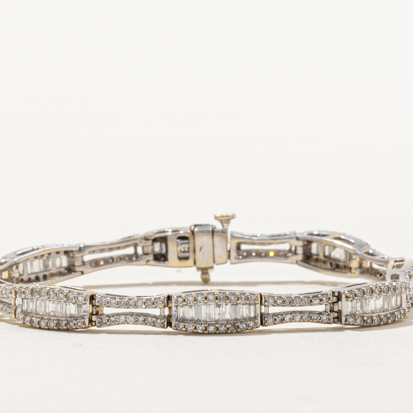 Mixed Cut Diamond Tennis Bracelet | 2.05ctw | 6.25"