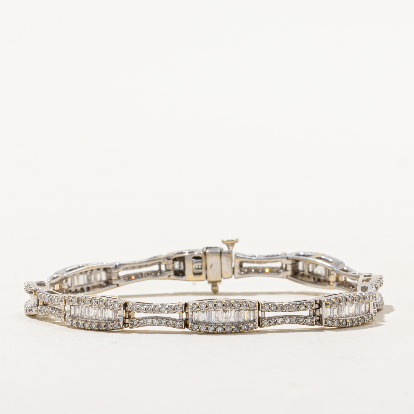 Mixed Cut Diamond Tennis Bracelet | 2.05ctw | 6.25"