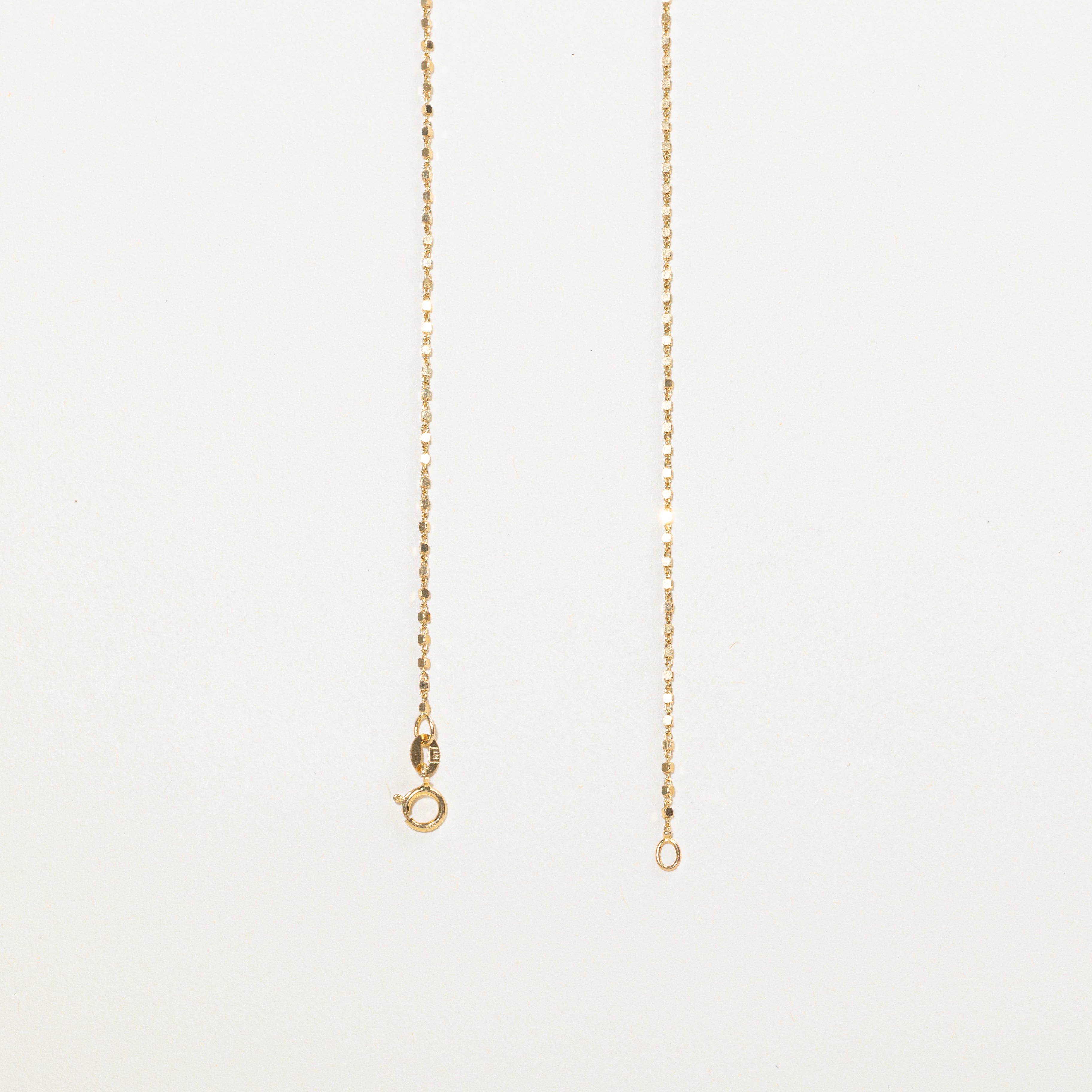 Yellow Gold Diamond Large Circle Pendant Necklace | 1.00ctw | 18"