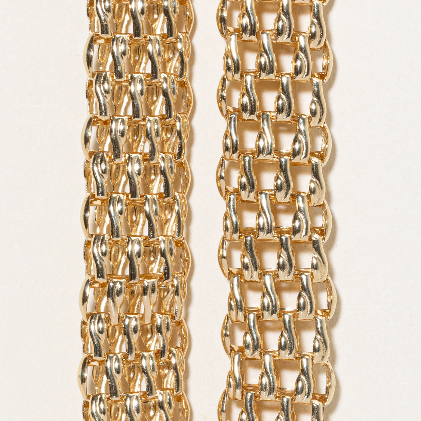 14K Yellow Gold Panther Link Chain | 19.5"