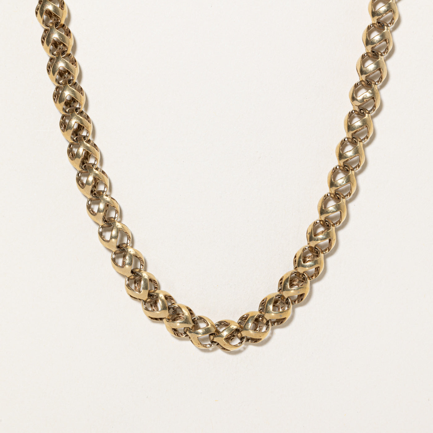 10K Yellow Gold Open Bauble Chain | 23.5"
