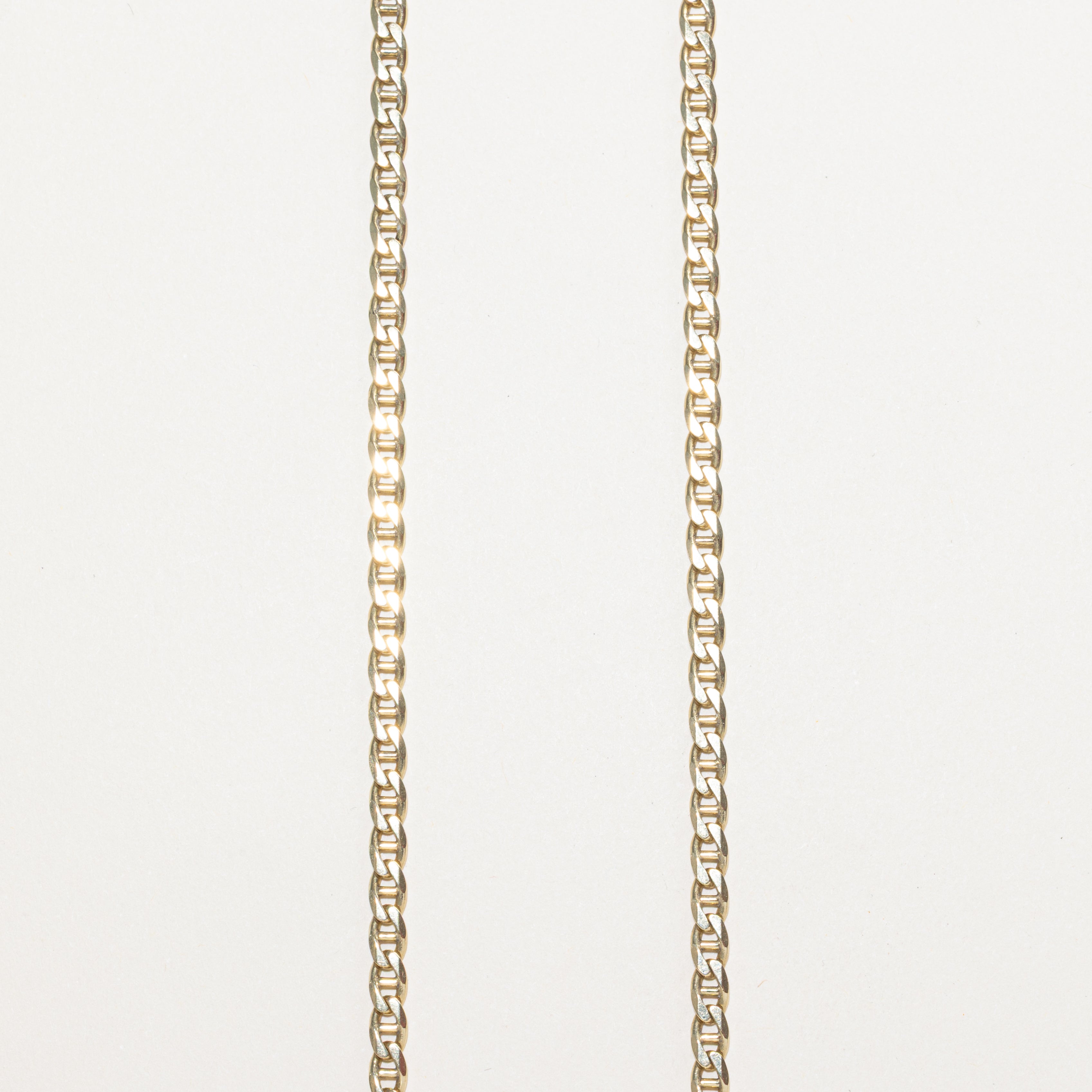 10k Yellow Gold Anchor Chain | 21"