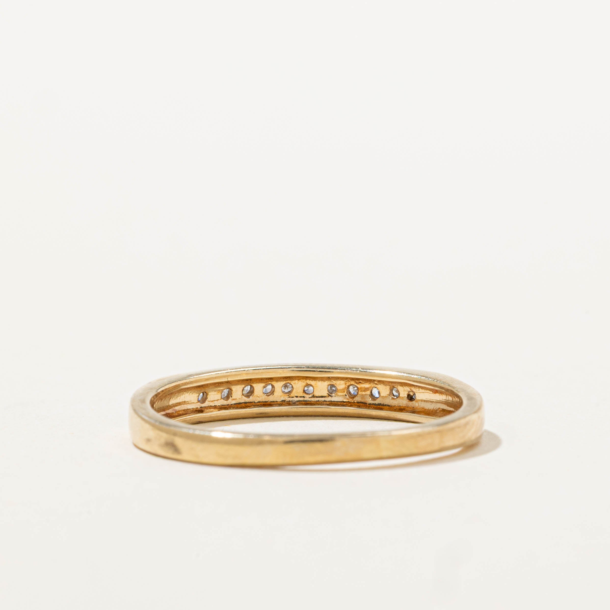 10k Semi Eternity Single Cut Diamond Band | SZ 6.5