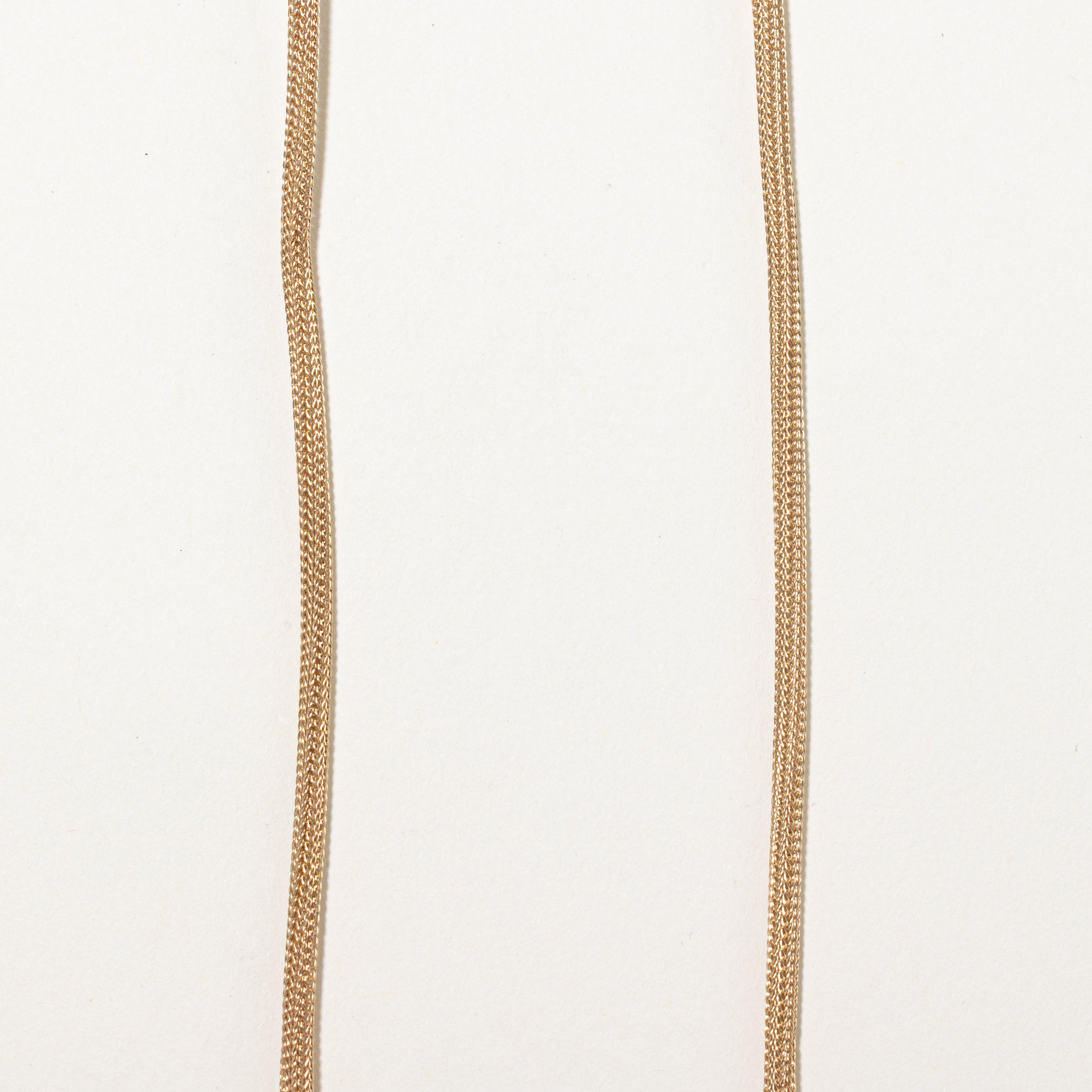 Yellow Gold Diamond Round Cluster Satellite Necklace | 0.76ctw | 17.5"
