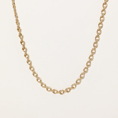 10K Yellow Gold Prince of Wales Chain | 26
