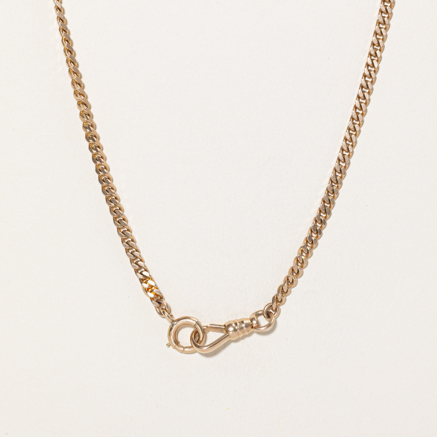 Collier à fermoir coulissant en or rose 14 carats | 49,5 cm