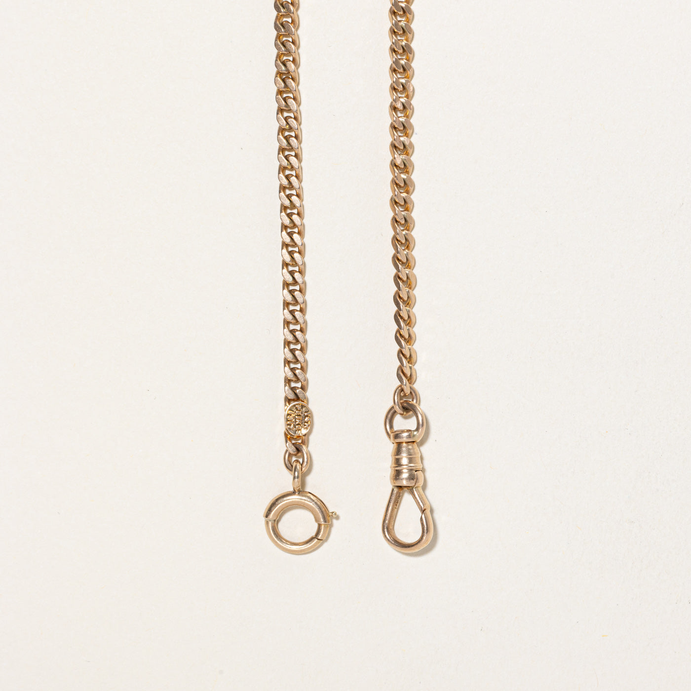 Collier à fermoir coulissant en or rose 14 carats | 49,5 cm